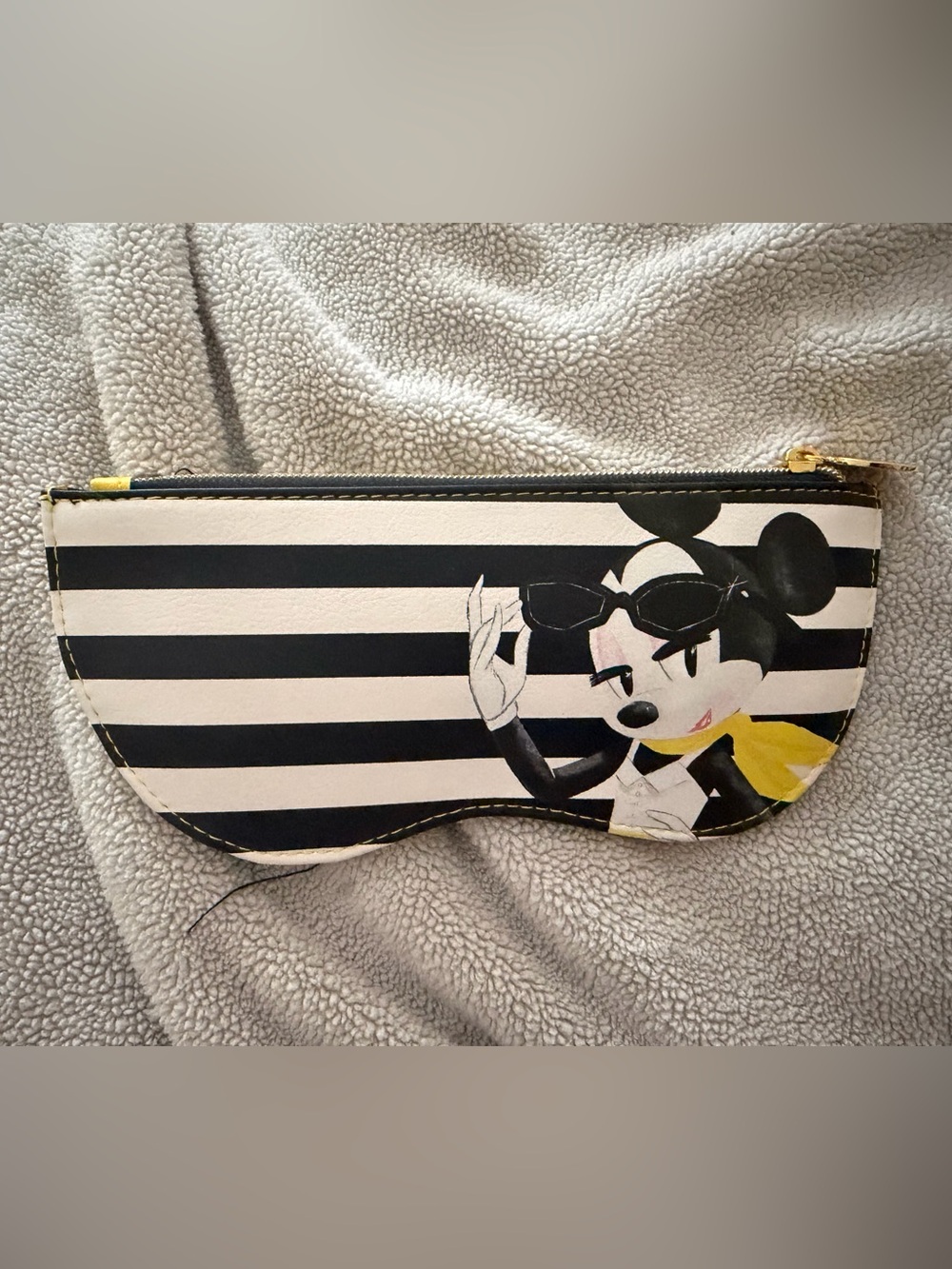Disney Minnie Mouse Black & White Striped pencil case Case